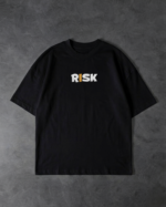 تيشرت more risk اسود وش